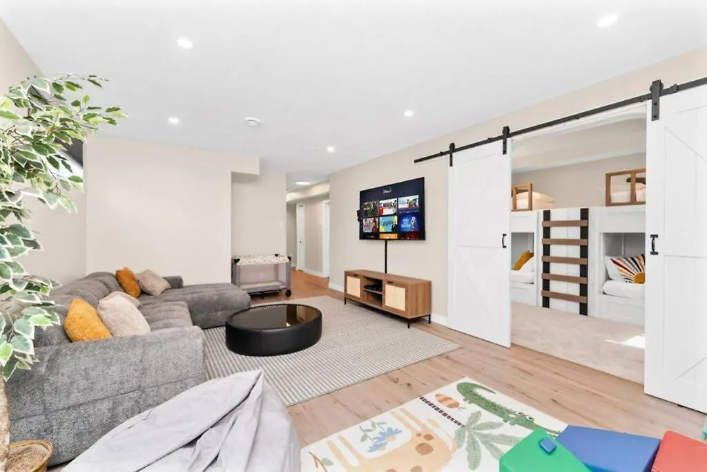 Сasa de vacaciones Bunkbeddreams,10 Beds,Near Rogers Place And Nait Edmonton